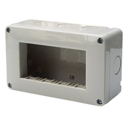 Ettroit EV2504 caisson extérieur hydrobox 4 modules boîtier 504 IP40 compatible VIMAR PLANA