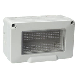 ETTROIT Coffret avec couvercle 4 places Coffret 4P IP55 Compatible Vimar Plana - EV2604