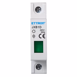 Voyant lumineux modulaire à led 230V vert occupe 1 module DIN Voyant lumineux à led Lampe témoin à DEL pour rail DIN Utilisé ...