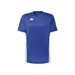 Survêtement de football pour homme - Kappa Wranzon - Sweat 1/4 zip et pantalon 3/4 - Bleu roi/bleu marine