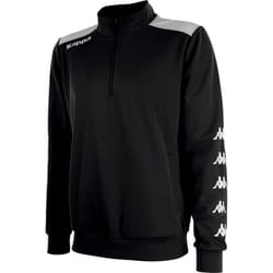 Sweat dentraînement junior Kappa Sacco - Noir - Football - Fitness - Enfant - Manches longues