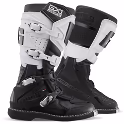 Gaerne GX-1 Goodyear Bottes de motocross, noir-blanc, taille 45 pour Hommes