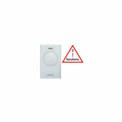 Cet émetteur FAAC XT2 433 SLH se programme facilement (Auto-apprentissage). Il fonctionne en 433.92 MHz. Les bips avec des fr ...