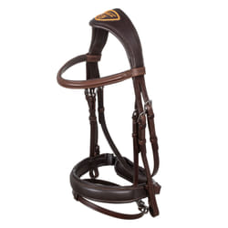 Bridon sans mors pour cheval en cuir Acavallo Filosofia