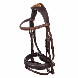 Bridon sans mors pour cheval en cuir Acavallo Filosofia