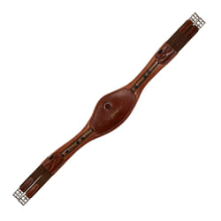 Sangle de saut anatomique pour cheval en cuir Acavallo