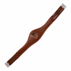 Sangle bavette d'équitation anatomique en cuir Acavallo