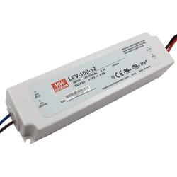 Mean Well - Alimentation à découpage 102W 12Vdc 8,5A Sortie unique LPV-100-12 IP67 meanwell