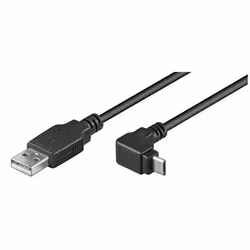 Nilox USB A - Micro-USB B, 1.8m, 1,8 m, Micro-USB B, USB A, USB 2.0, Mâle/Mâle, Noir