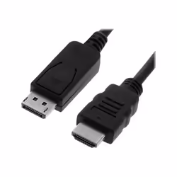 Nilox NX090208102, 2 m, DisplayPort, HDMI Type A (Standard), Mâle, Mâle, Noir