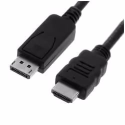 Nilox NX090208103, 3 m, DisplayPort, HDMI, Mâle, Mâle, Noir