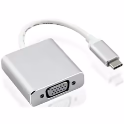 Nilox USB Type-C - VGA M/F, Argent, 1 pièce(s)