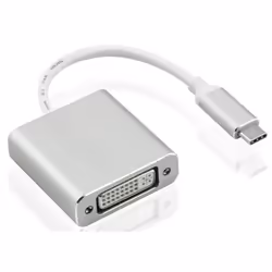 Nilox USB Type-C - DVI-I M/F, Argent, 1 pièce(s)