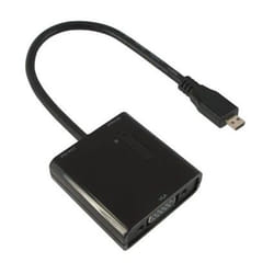 Nilox NX080200129 câble vidéo et adaptateur 0,15 m Micro-HDMI VGA (D-Sub) Noir