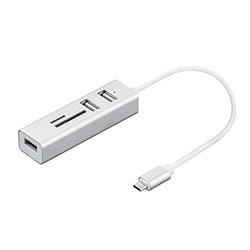 Nilox NX090301141 station d'accueil USB 3.2 Gen 1 (3.1 Gen 1) Type-C Argent