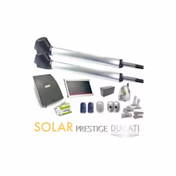 Kit Motorisation Portail Solaire Ducati Home Automation EVO 748 T SOLAR 100% autonome fonctionne alimenté par panneau solaire ...