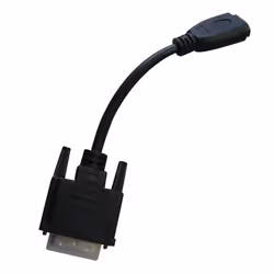Nilox NX080200102, 0,15 m, HDMI Type A (Standard), DVI-D, Mâle, Femelle, Noir