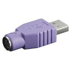 Nilox NX080500104 changeur de genre de câble USB 2.0 PS/2 Violet