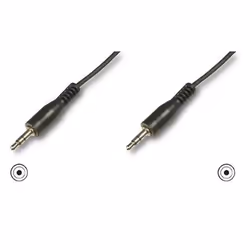 Nilox MGLP9354, 3,5mm, Mâle, 3,5mm, Mâle, 1,5 m, Noir