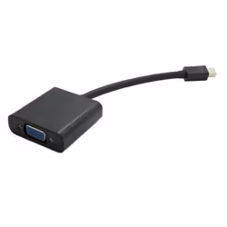 Nilox NX080200105, 0,15 m, VGA (D-Sub), Mini DisplayPort, Mâle, Femelle, Noir
