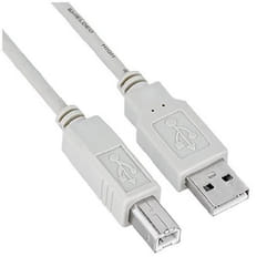 Nilox 1.8m USB 2.0 câble USB 1,8 m USB A USB B Blanc