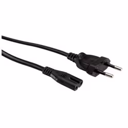 Nilox IEC C7 F - CEI 23-16/VII M, 1.8 m, 1,8 m, Coupleur C7, CEE7/7, 250 V, 10 A