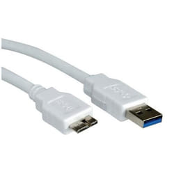 Nilox USB A - Micro-USB B, 2m câble USB USB 3.2 Gen 1 (3.1 Gen 1) Blanc