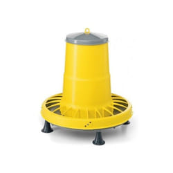 Mangeoire Trémie avec Couvercle et Pieds 155Kg Jaune