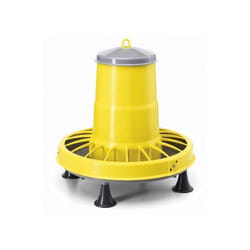 Mangeoire Plastique 85kg Avec Pieds Et Débit Réglable