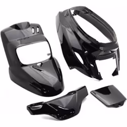 Kit carénage One pour scooter MBK 50 Spirit 2004-2012 noir brillant / 4 pièces