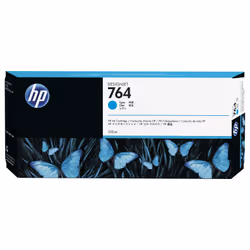 HP Cartouche d'encre 764 cyan - 300 ml, Encre à colorant, 300 ml, 1 pièce(s)