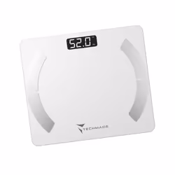 Techmade TM-SCALE-WH balance Rectangle Blanc Pèse-personne électronique - Vue supplémentaire 2