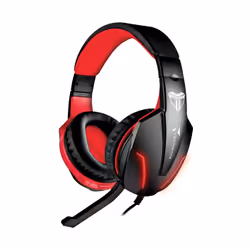 Techmade FL1, Avec fil, Jouer, 20 - 20000 Hz, Casque, Noir, Rouge