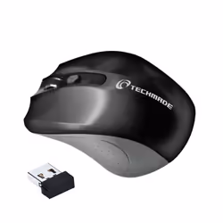 Techmade TM-XJ30-BK souris Ambidextre RF sans fil Optique 1600 DPI