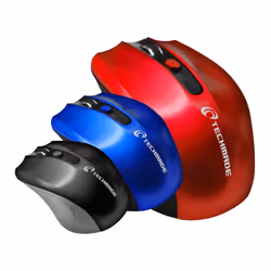 Techmade TM-XJ30-BL souris Ambidextre RF sans fil Optique 1600 DPI