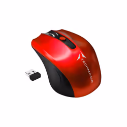 Techmade TM-XJ30-RED, Ambidextre, Optique, RF sans fil, 1600 DPI, Rouge