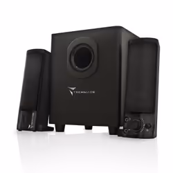 Techmade TM-V2209U, 2.1 canaux, PC, Noir, Avec fil, 3,5 mm