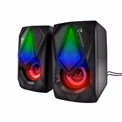 Techmade TM-GAMSPEAKER, 2-voies, 2.0 canaux, Avec fil, 3 W, 160 - 20000 Hz, Noir