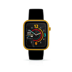 Techmade TM-HAVA-GD smartwatche et montre de sport 4,29 cm (1.69") Analogique Écran tactile Noir, Or
