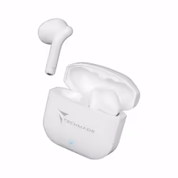 Techmade TM-XM201-WH, Sans fil, 20 - 20000 Hz, Musique/Quotidien, Écouteurs, Blanc