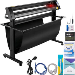 Vevor - Plotter de Decoupe Vinyle 1350 mm Traceur de Coupe Vinyle, Machine de Decoupe Vinyle avec Logiciel Signcut, 95 w Coupeur Vinyle Efficace