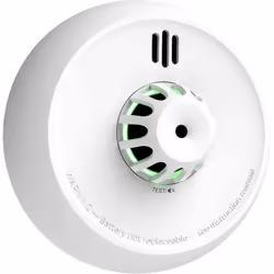 Détecteur de Chaleur Wi-FI Compatible avec l'Appli Home Security, Station de Base SBS50 Requise, s'Interconnecte avec Les Détecteurs de la Série