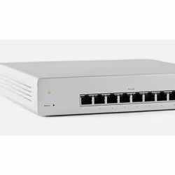 Cisco Meraki MS220-8P Géré L7 Gigabit Ethernet (10/100/1000) Connexion Ethernet, supportant l'alimentation via ce port (PoE) Argent