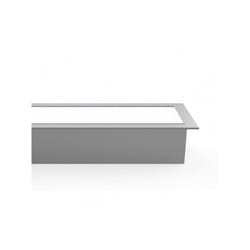 Fabrilamp - Encastré 40w 6400k Linex aluminium 3200lm 120x6.5x3.5