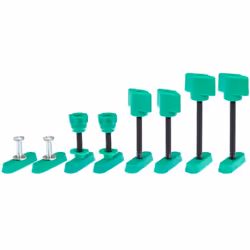 MATCHFIT Dovetail Hardware Variety Pack 2.0 - MICROJIG Dovetail Track Hardware™ pour gabarits et fixations. Avec n'importe qu ...
