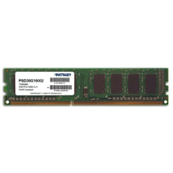 Patriot Memory DDR3 8GB PC3-12800 (1600MHz) DIMM module de mémoire 8 Go 1 x 8 Go