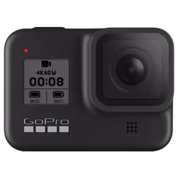 GoPro HERO8 Black, 4K Ultra HD, 12 MP, 240 ips, GPS (satellite), Wifi, Bluetooth