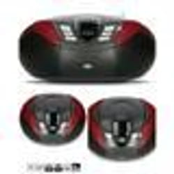 Radio Portable - Lenco - SCD-37 - CD/MP3/USB/Bluetooth - Rouge - FM