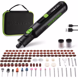 Mini outil rotatif de 7,2 V: WORKPRO outil rotatif ne pèse que 227 g. Puissant, compact et léger, il est plus facile à transp ...