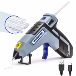 Préchauffage rapide de 100S: WORKPRO Pistolet à Colle Chaude 3,6 V est équipé d'un système de chauffage MCH, plus efficace qu ...